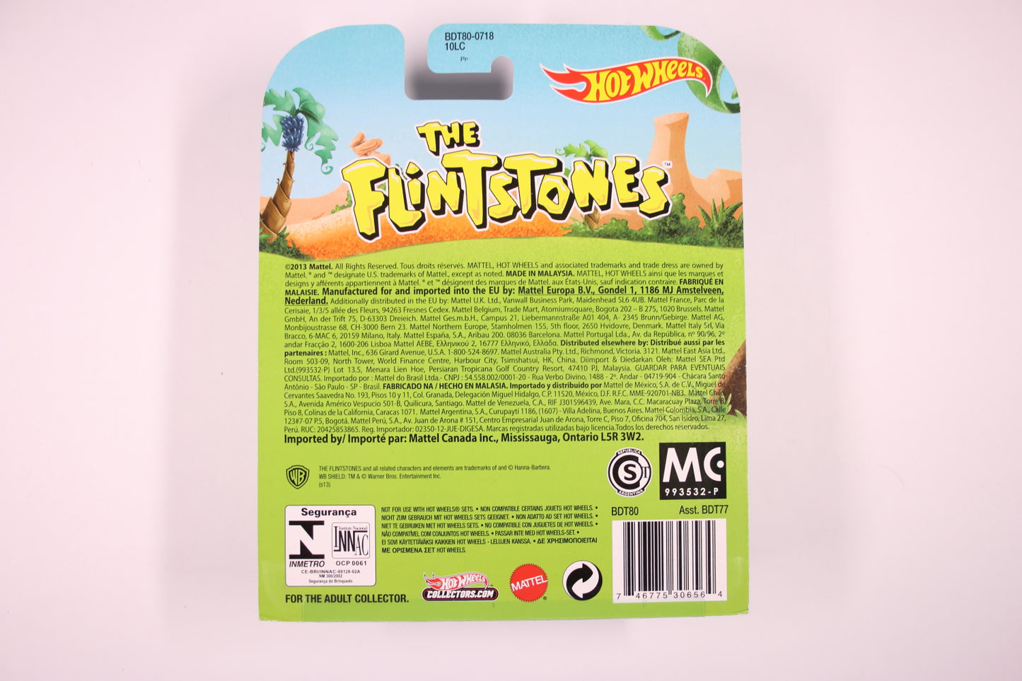 [Pre-owned] Hot Wheels Retro Entertainment 2014 Mix 1 / The Flintmobile - The Flintstones