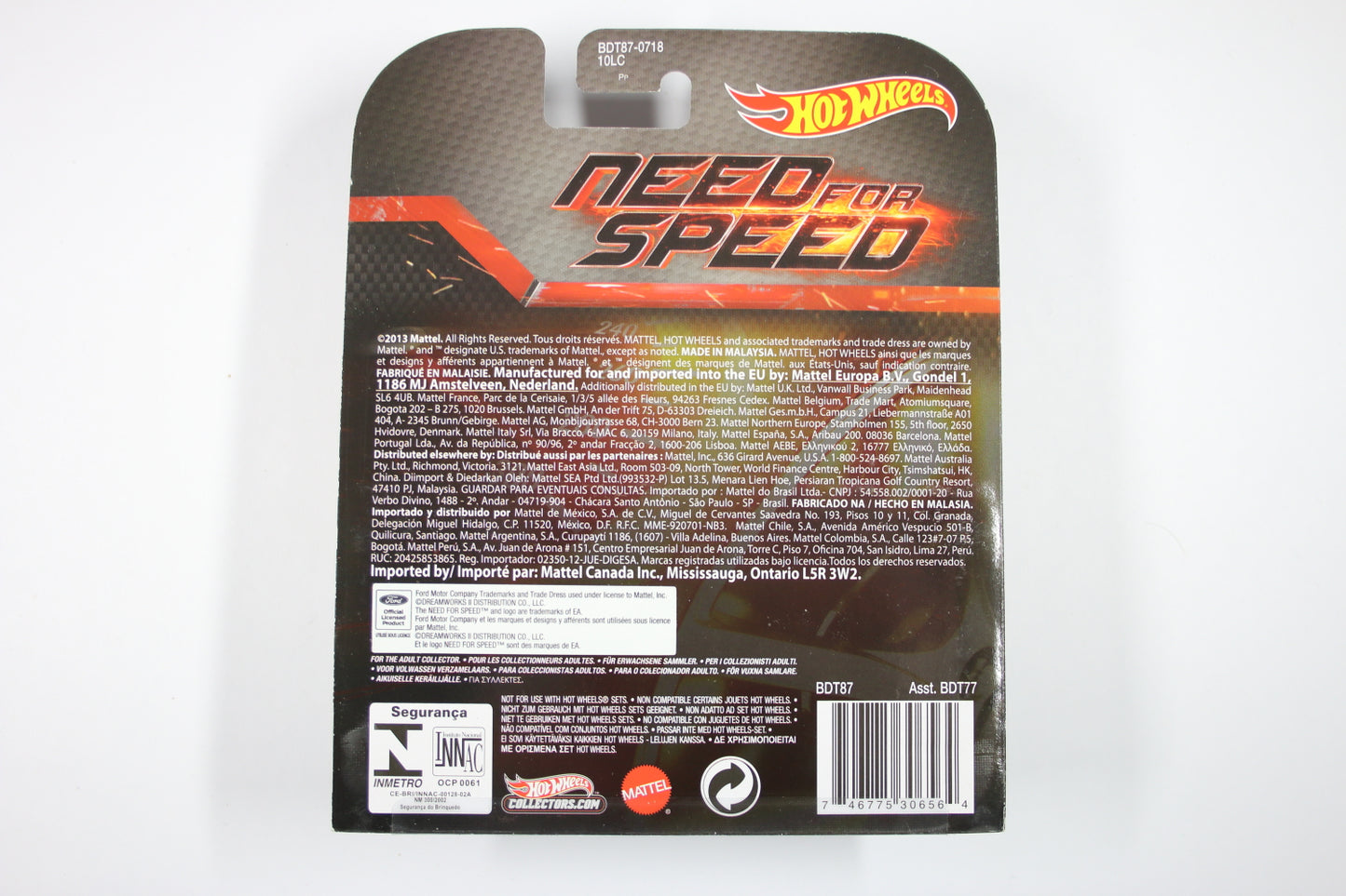 [Pre-owned] Hot Wheels Retro Entertainment 2014 Mix 3 / 2014 Custom Mustang	- Need for Speed