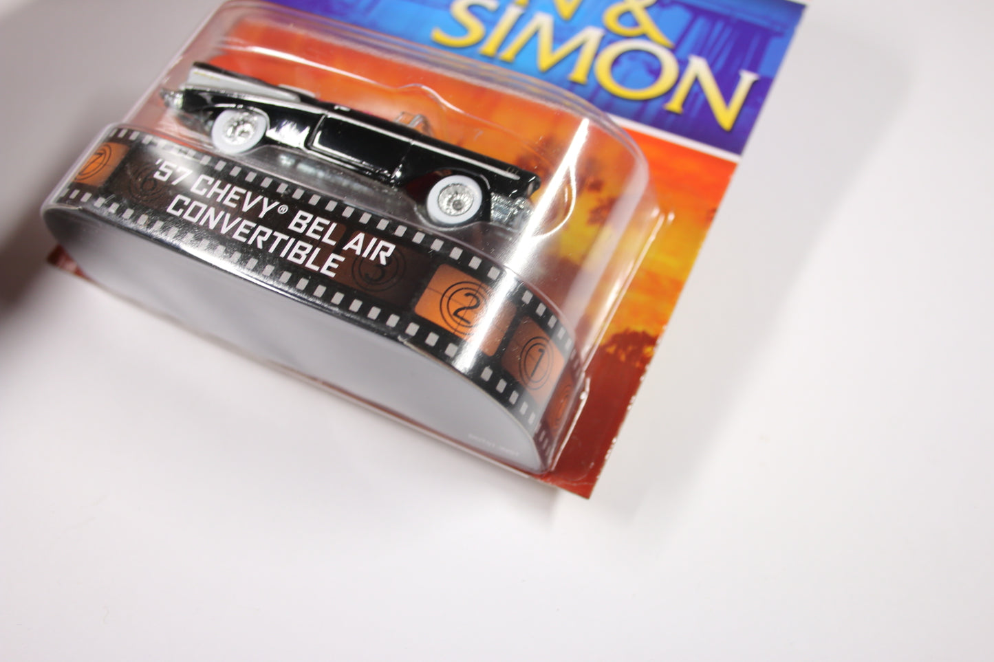 [Pre-owned] Hot Wheels Retro Entertainment 2014 Mix 3 / '57 Chevy Bel Air Convertible - Simon & Simon