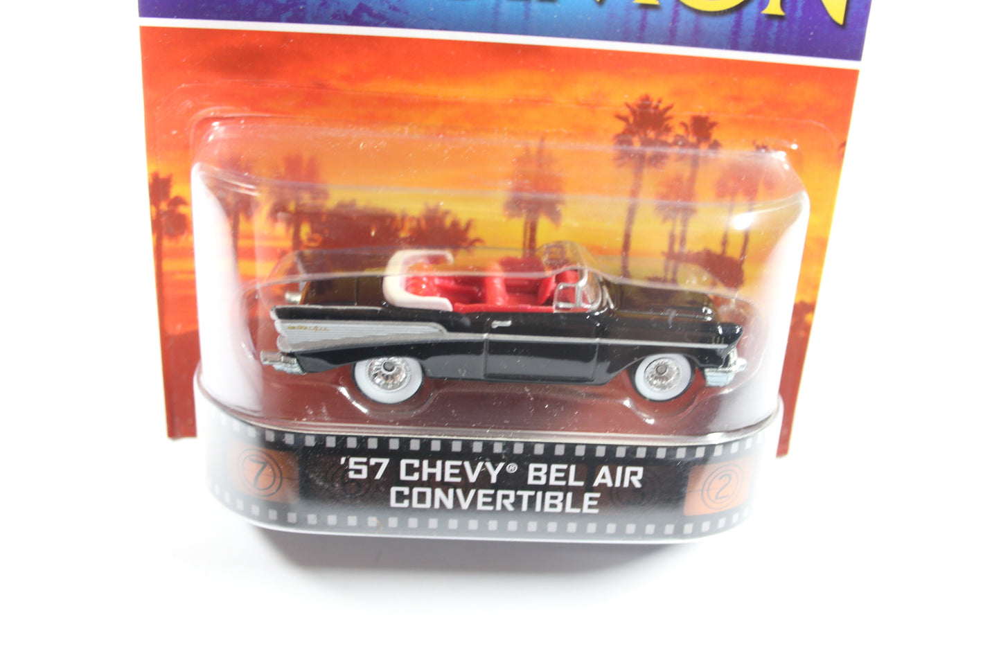 [Pre-owned] Hot Wheels Retro Entertainment 2014 Mix 3 / '57 Chevy Bel Air Convertible - Simon & Simon