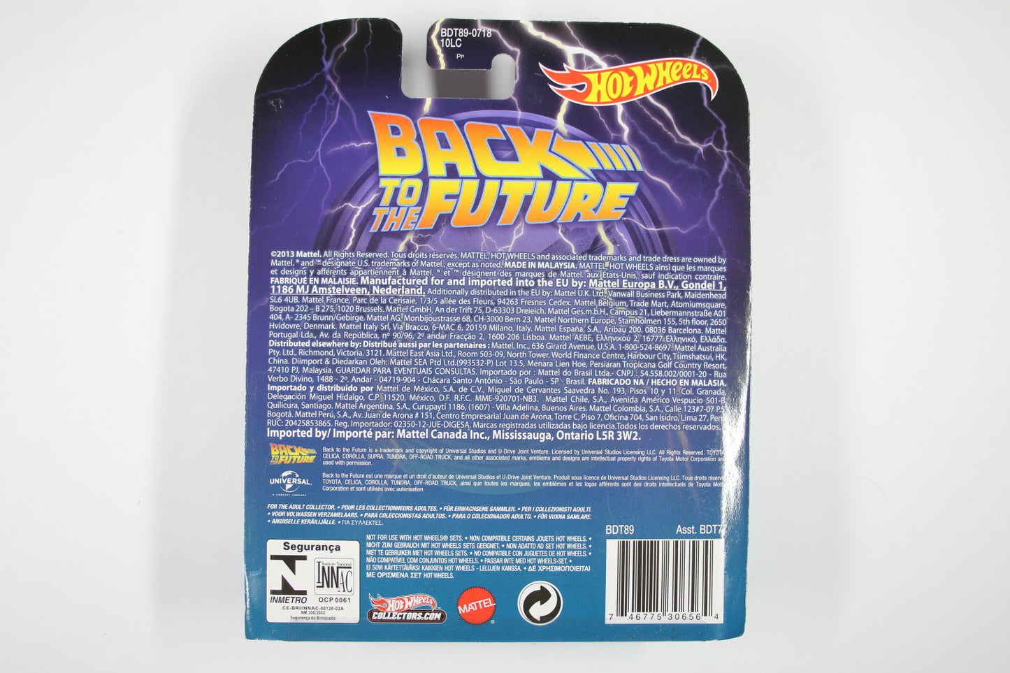 [Pre-owned] Hot Wheels Retro Entertainment 2014 Mix 3 / 1987 Toyota Pickup - Back to the Future