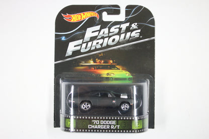 [Pre-owned] Hot Wheels Retro Entertainment 2014 Mix 4 / '70 Dodge Charger R/T - Fast & Furious