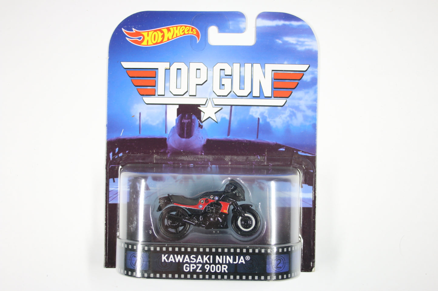 [Pre-owned] Hot Wheels Retro Entertainment 2015 Mix 3 / Kawasaki Ninja GPZ 900R - Top Gun