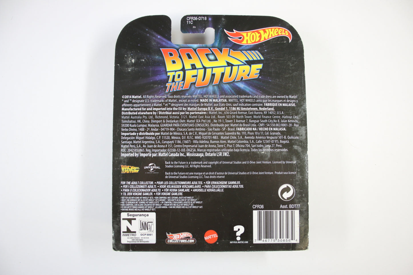 [Pre-owned] Hot Wheels Retro Entertainment 2015 Mix 2 / Time Machine Mr. Fusion - Back to the Future