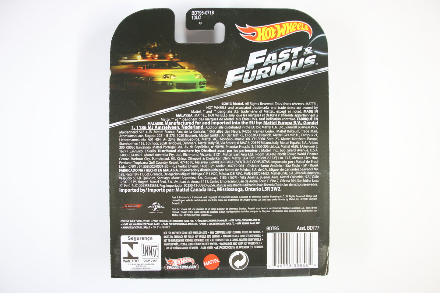 [Pre-owned] Hot Wheels Retro Entertainment 2014 Mix 4 / '70 Dodge Charger R/T - Fast & Furious