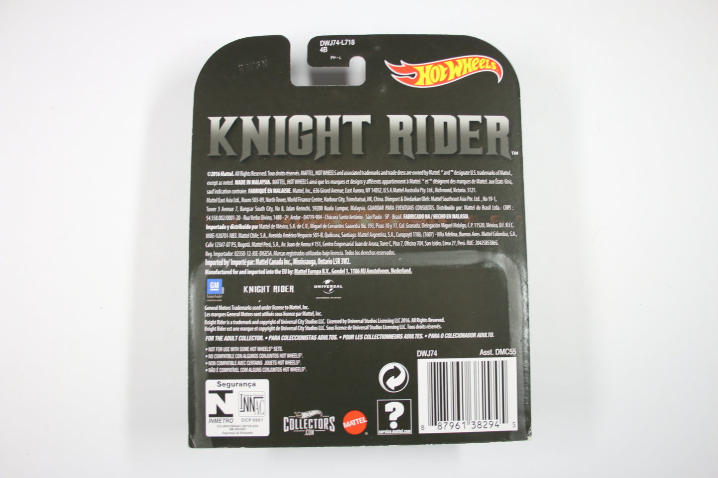 [Pre-owned] Hot Wheels Retro Entertainment 2017 Mix 1 / K.I.T.T. - Knight Rider