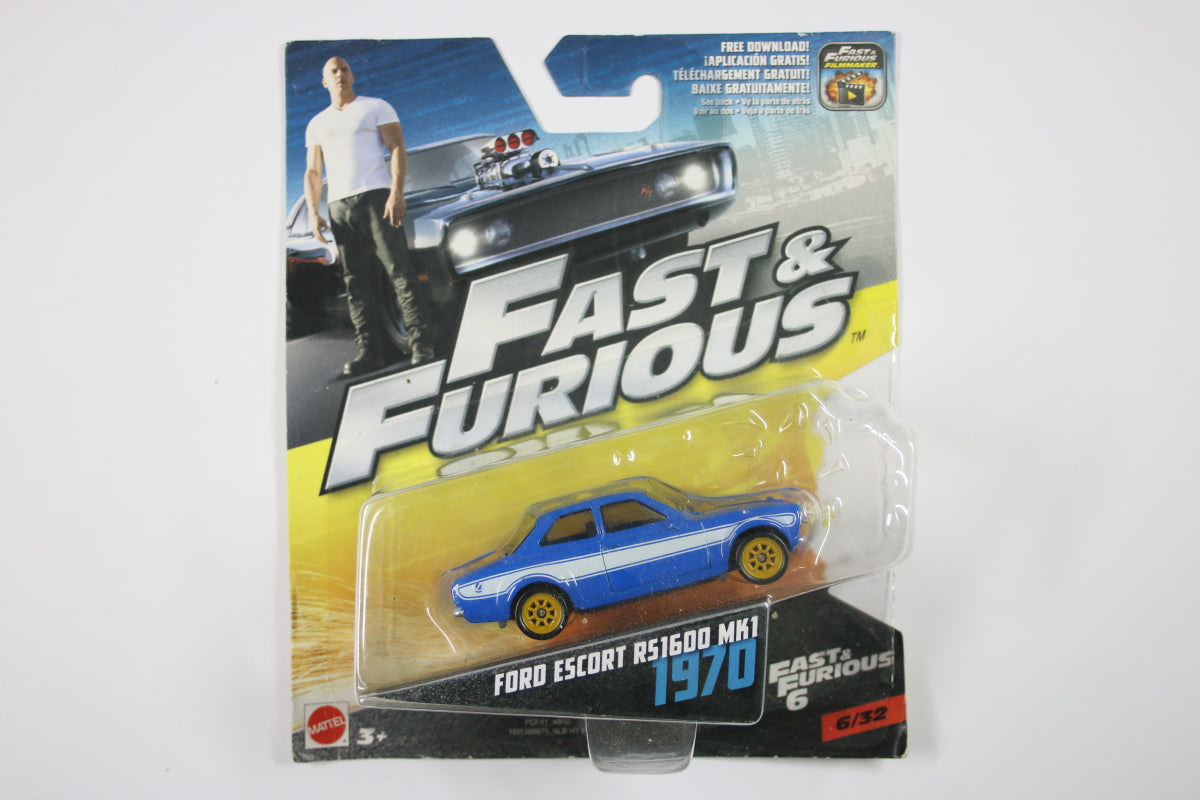 [Pre-owned] Mattel Fast & Furious 1:55 Film Maker #06/32 - 1970 Ford Escort RS1600 Mk1