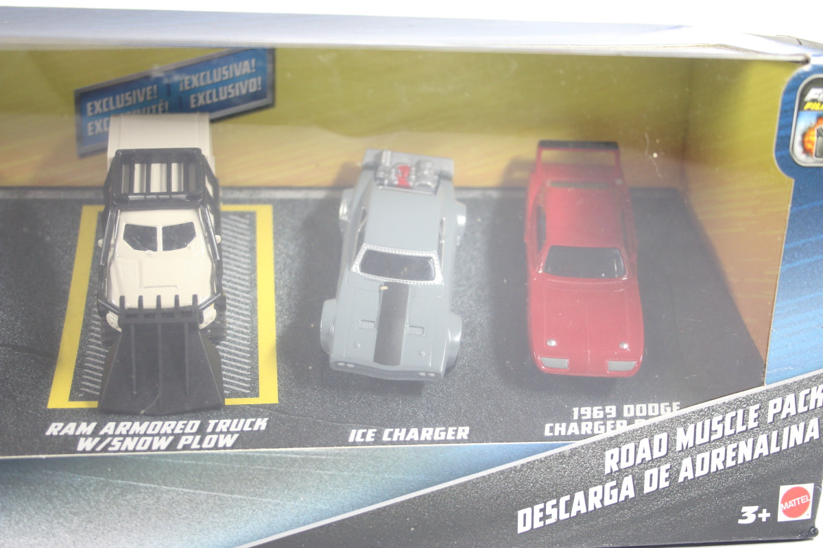 [Pre-owned] Mattel Fast & Furious 1:55 Film Maker - Road Muscle Pack
