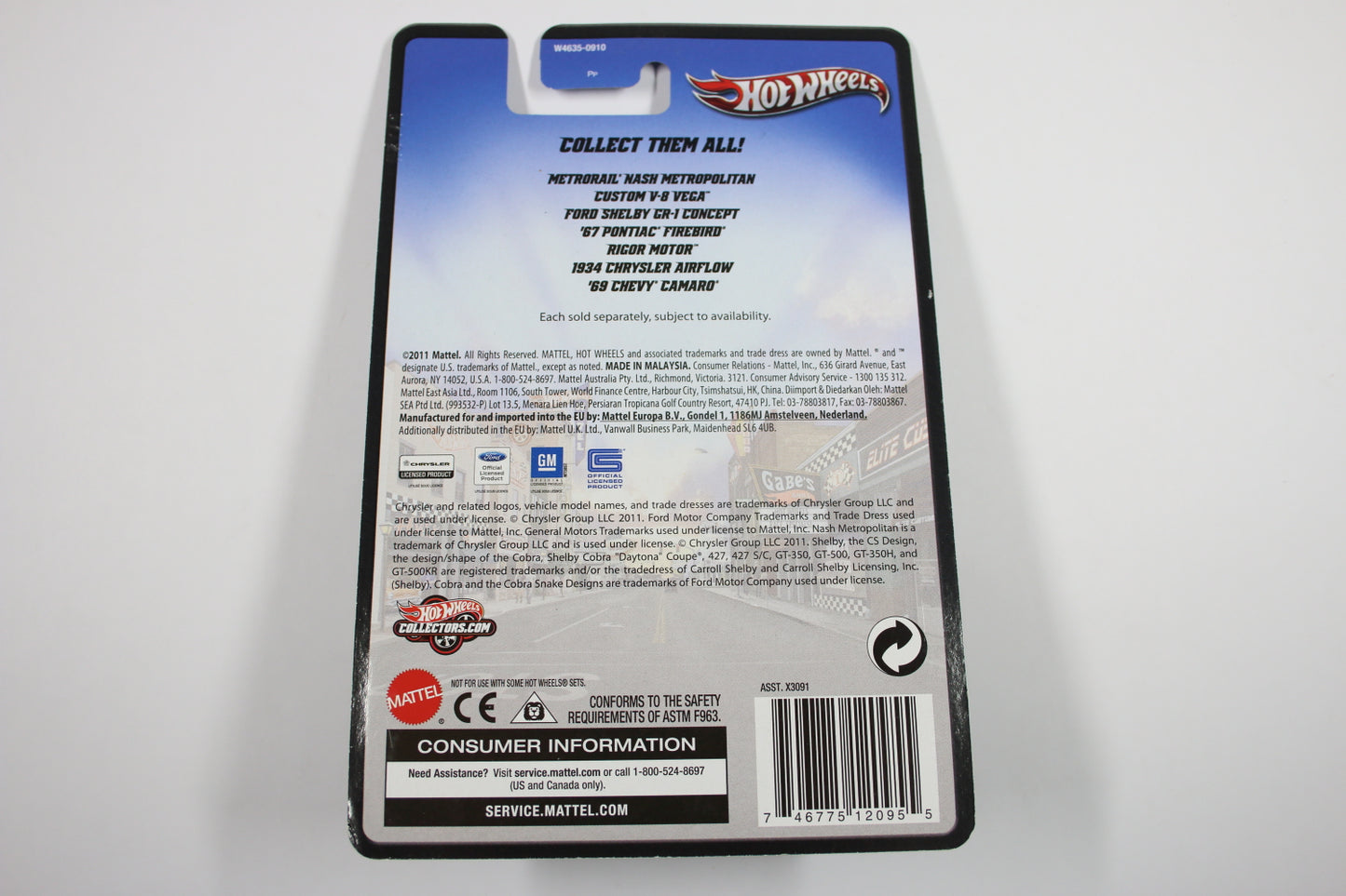 Hot Wheels Boulevard 2012 / Show Rods - Rigor Motor [Pre-owned]