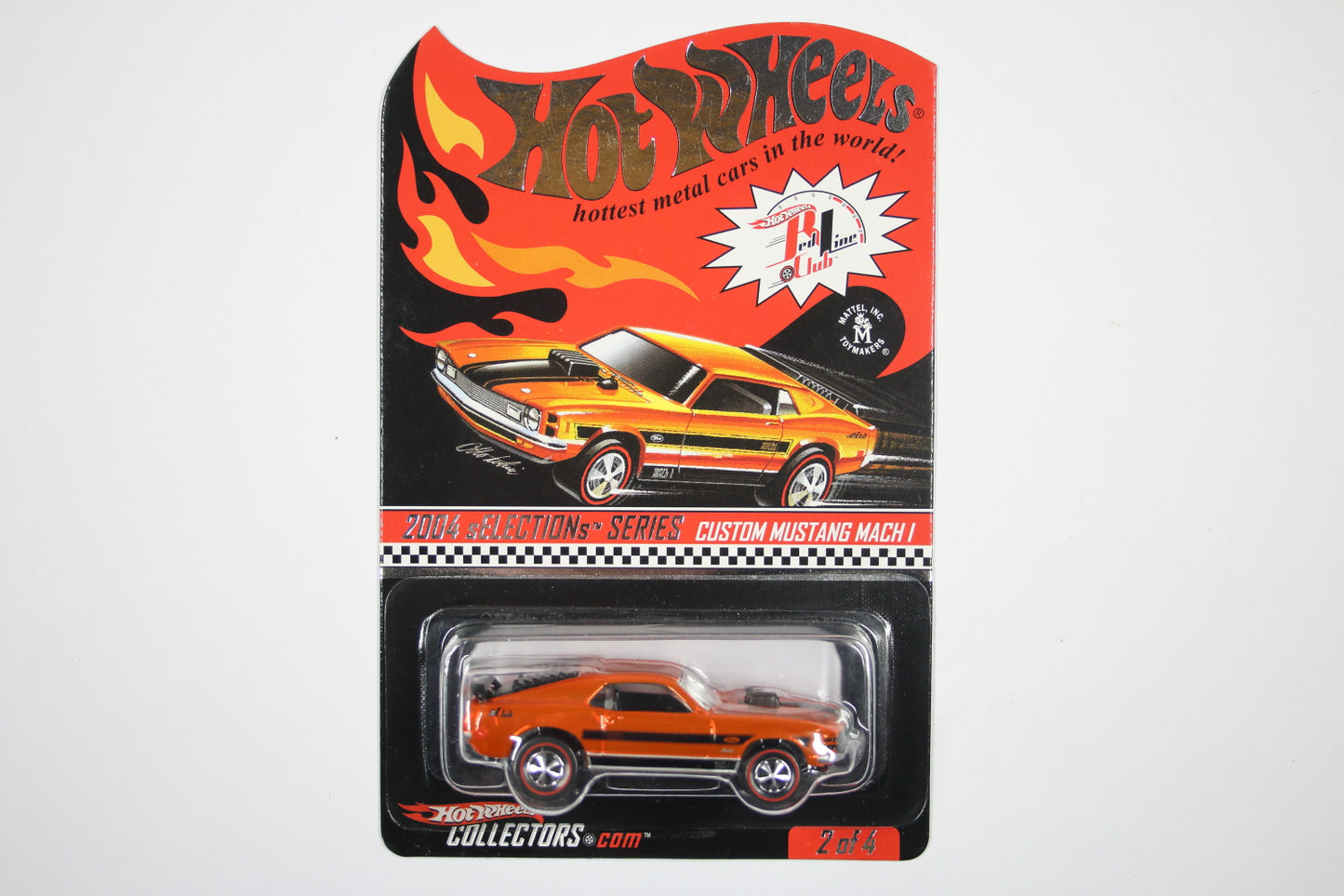 Hot Wheels Red Line Club sELECTIONs Series (2004) - Mustang Mach I (Spectraflame Orange) [Pre-owned]
