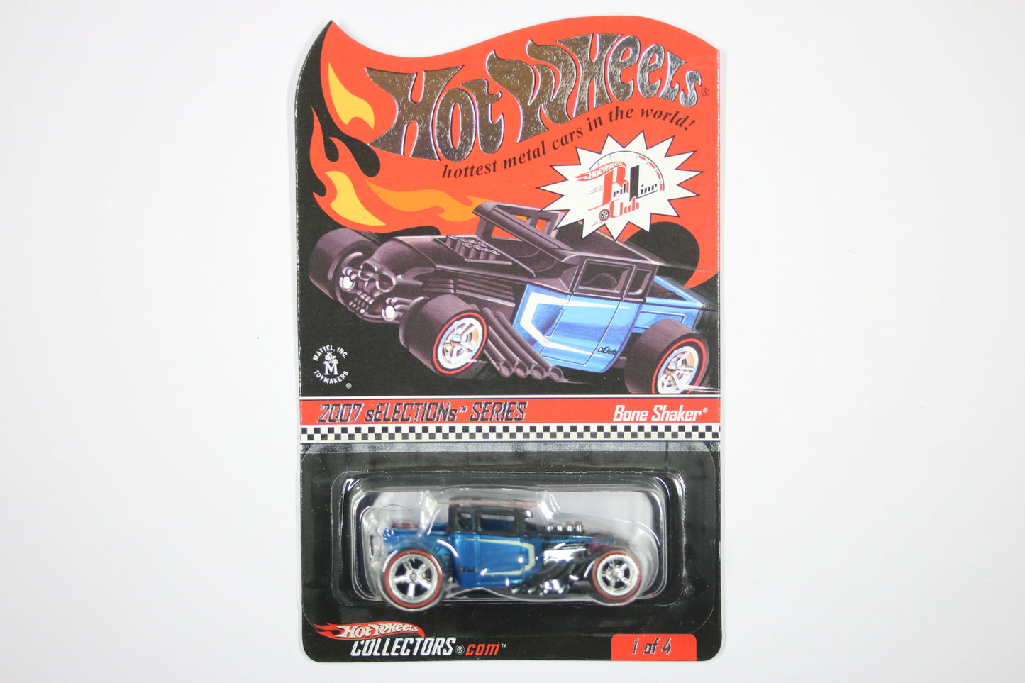 Hot Wheels Red Line Club sELECTIONs Series (2007) - Bone Shaker (Spectraflame Ice Blue) [Pre-owned]