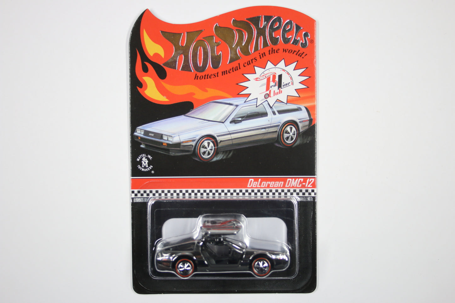 Hot Wheels Red Line Club sELECTIONs Series (2012) - DeLorean DMC-12 (Chrome) [Pre-owned]