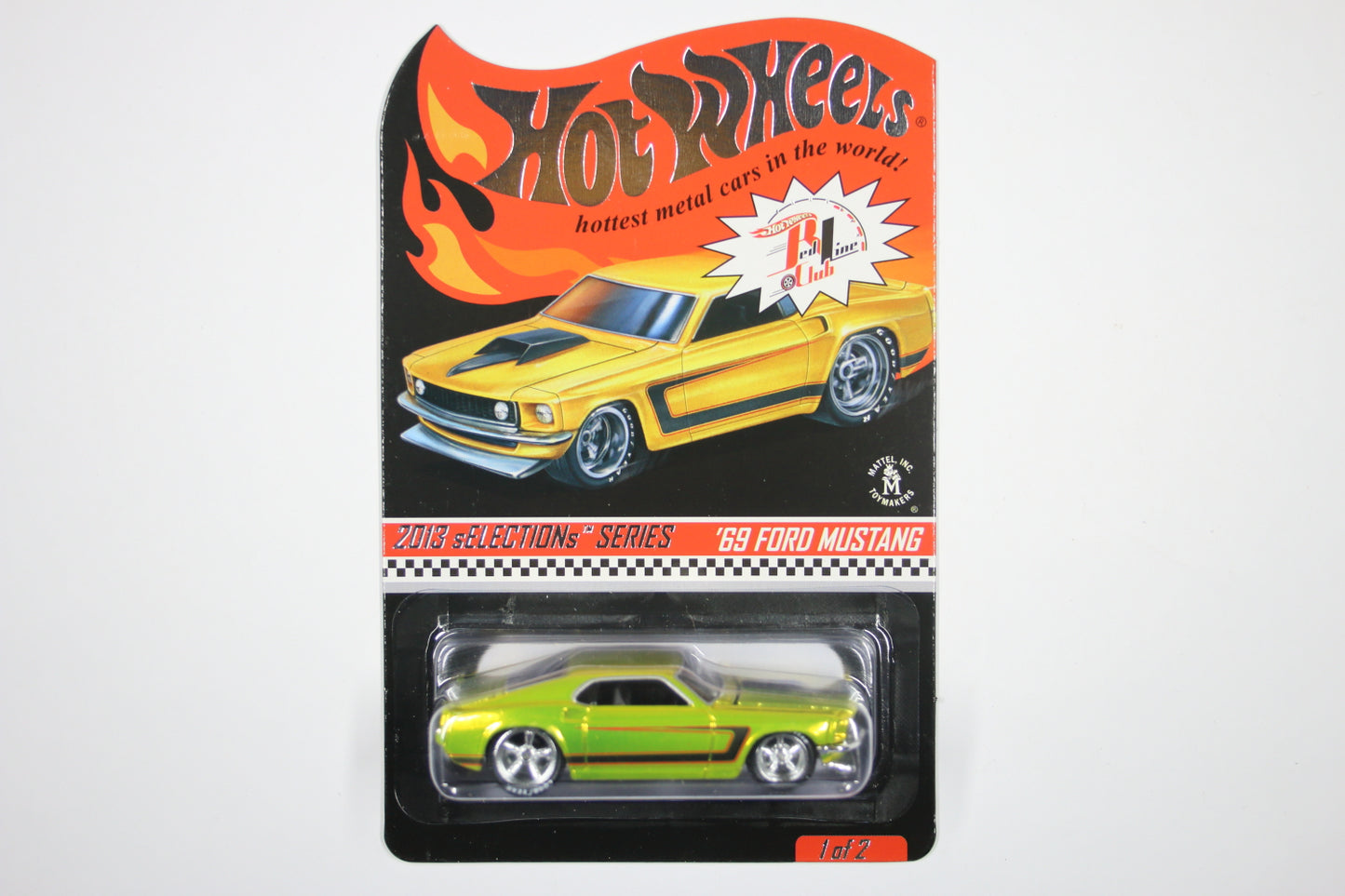Hot Wheels Red Line Club sELECTIONs Series (2013) - '69 Ford Mustang (Spectraflame Yellow) [Pre-owned]
