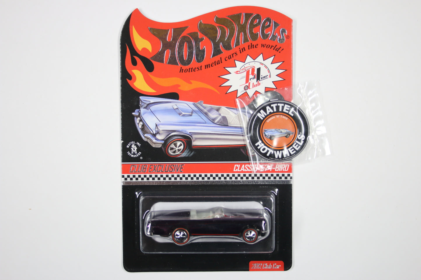 Hot Wheels Red Line Club Membership Car (2012) - Classic '57 T-Bird (Spectraflame Purple) [Pre-owned]