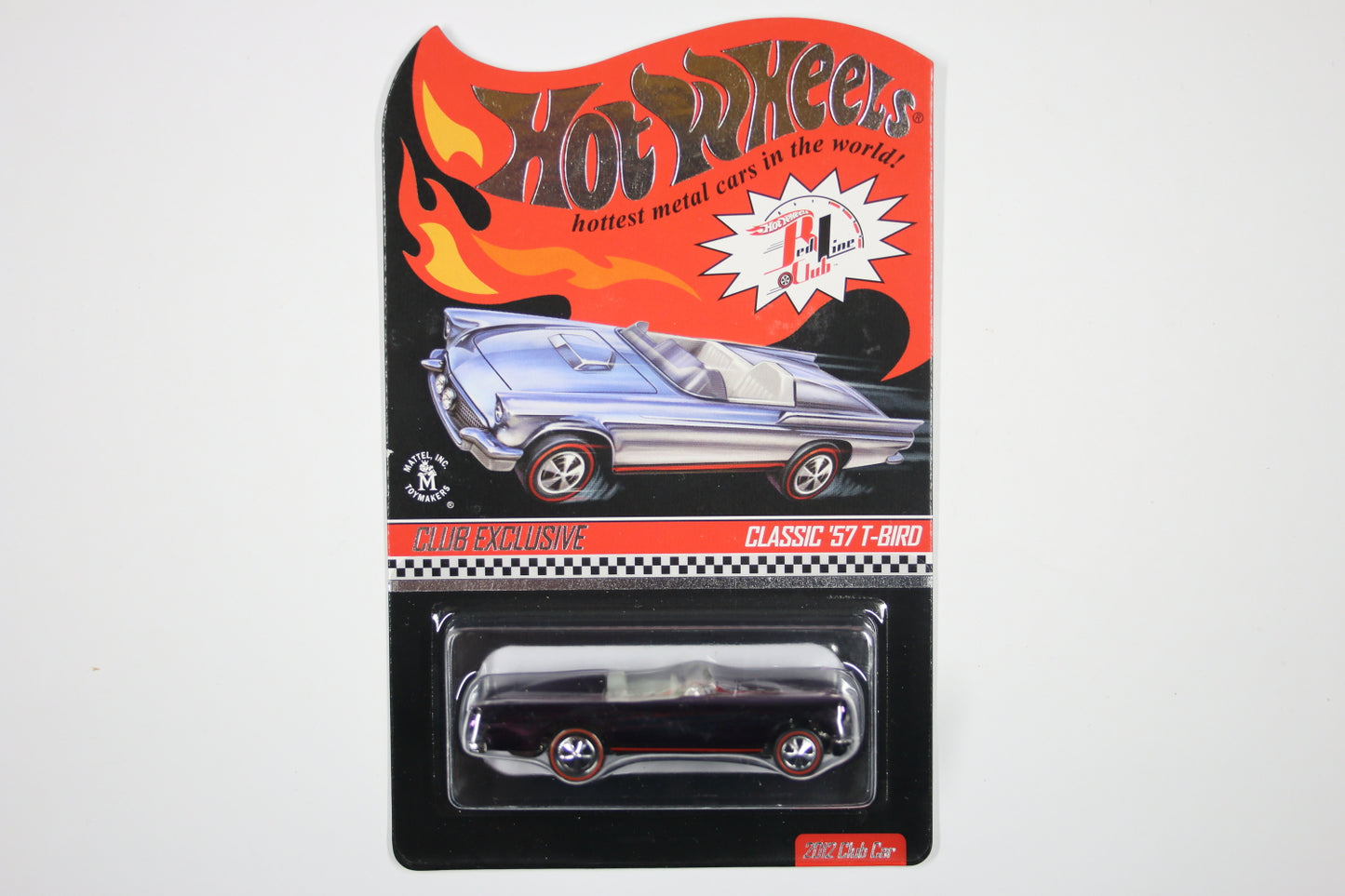 Hot Wheels Red Line Club Membership Car (2012) - Classic '57 T-Bird (Spectraflame Purple) [Pre-owned]