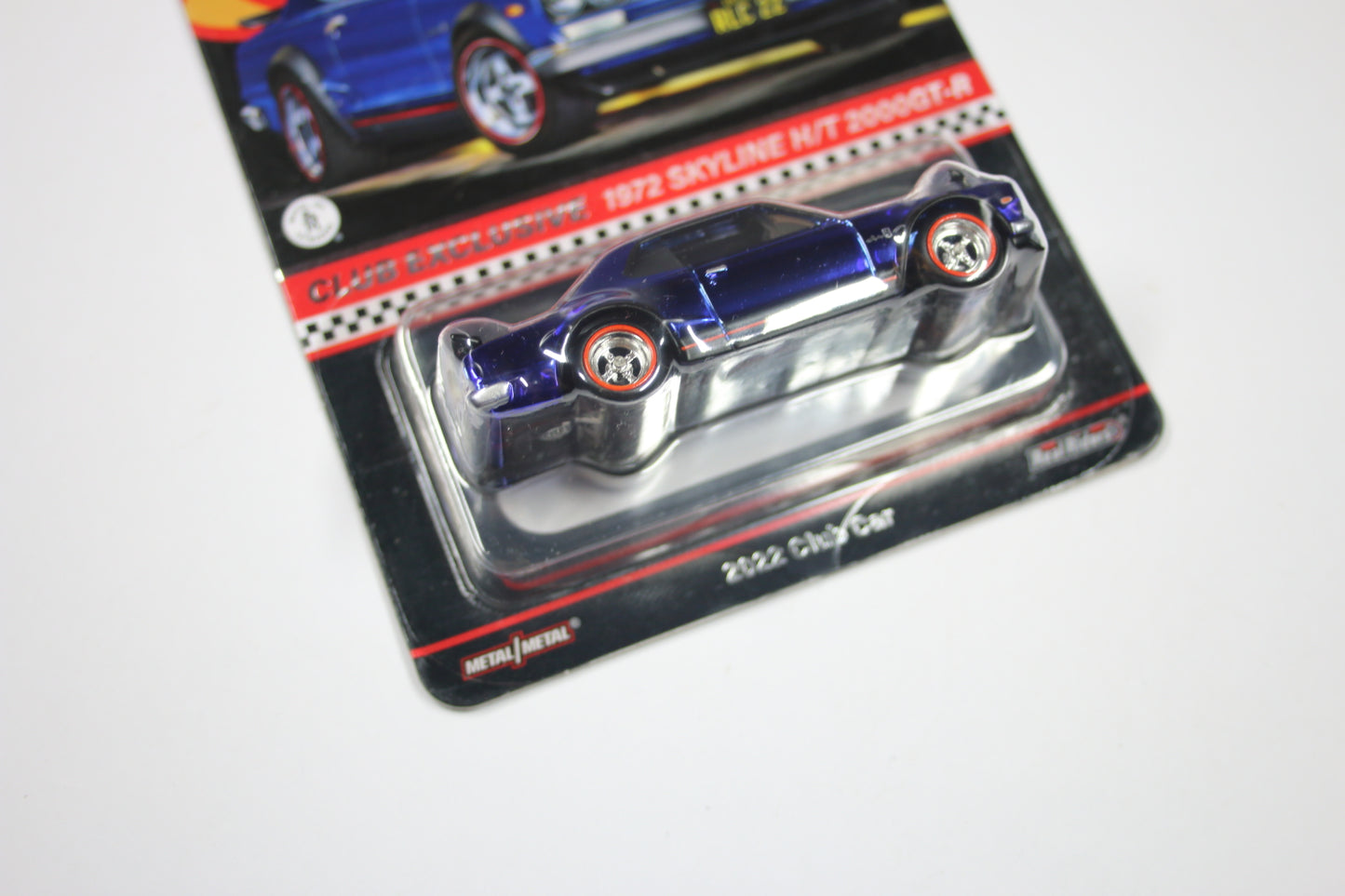 Hot Wheels Red Line Club Membership Car (2022) - 1972 Skyline H/T 2000GT-R (Spectraflame Race Team Blue) [Pre-owned]