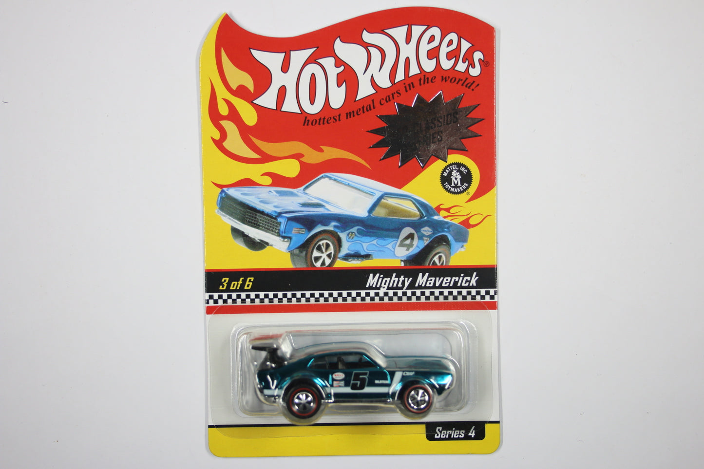 Hot Wheels HWC Series 4 (2005) - Neo-Classics / Mighty Maverick (Spectraflame Aqua) [Pre-owned]