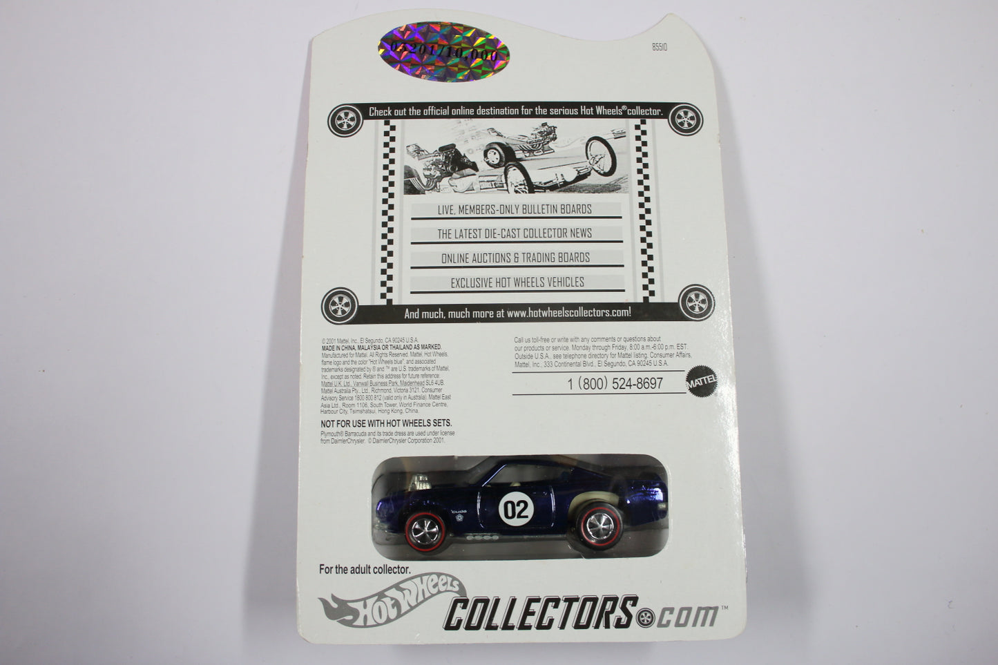 Hot Wheels HWC Series 1 (2002) - Neo-Classics / King Kuda (Spectraflame Dark Blue) [Pre-owned]