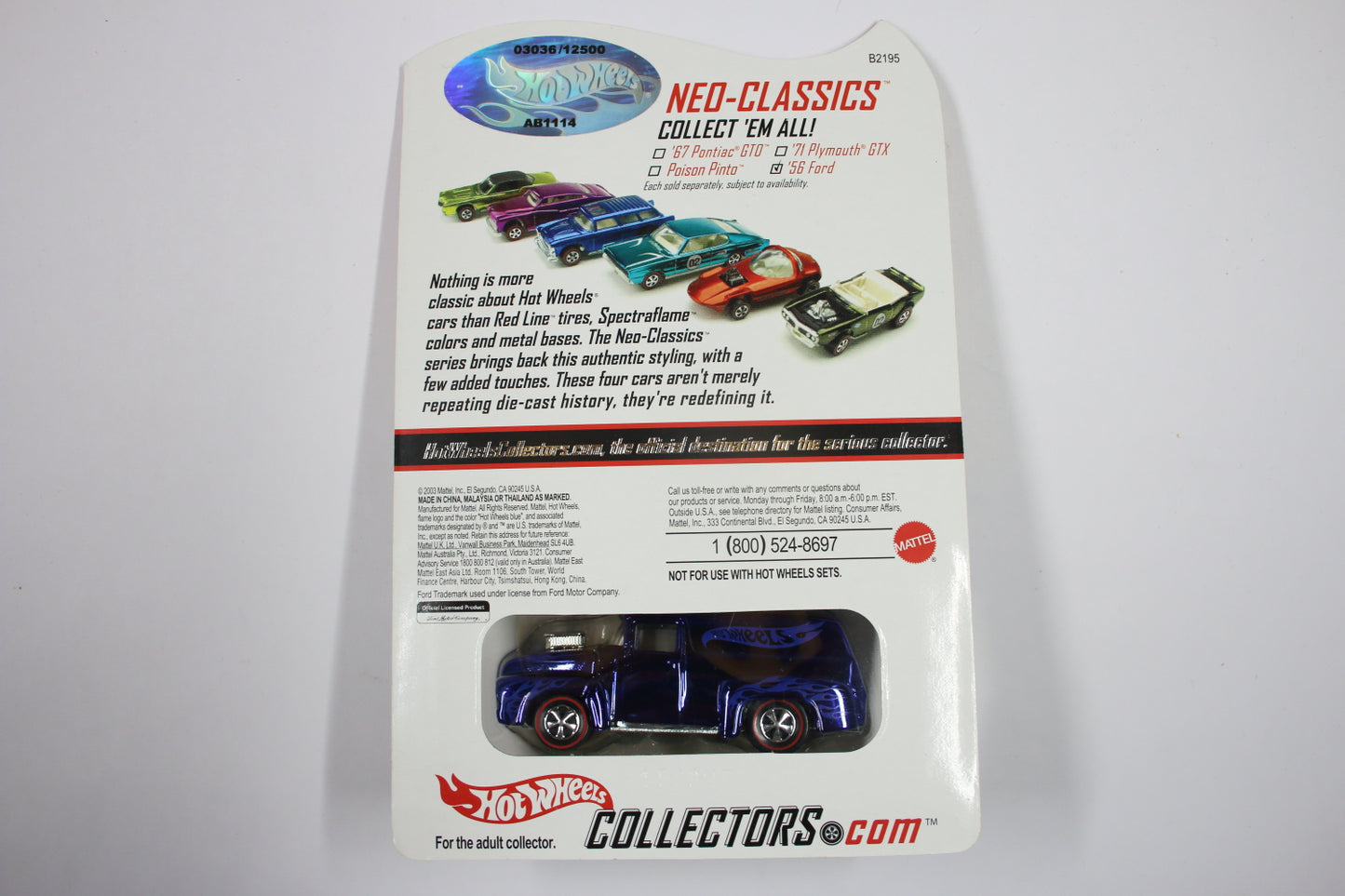 Hot Wheels HWC Series 2 (2003) - Neo-Classics / '56 Ford (Spectraflame Purple) [Pre-owned]