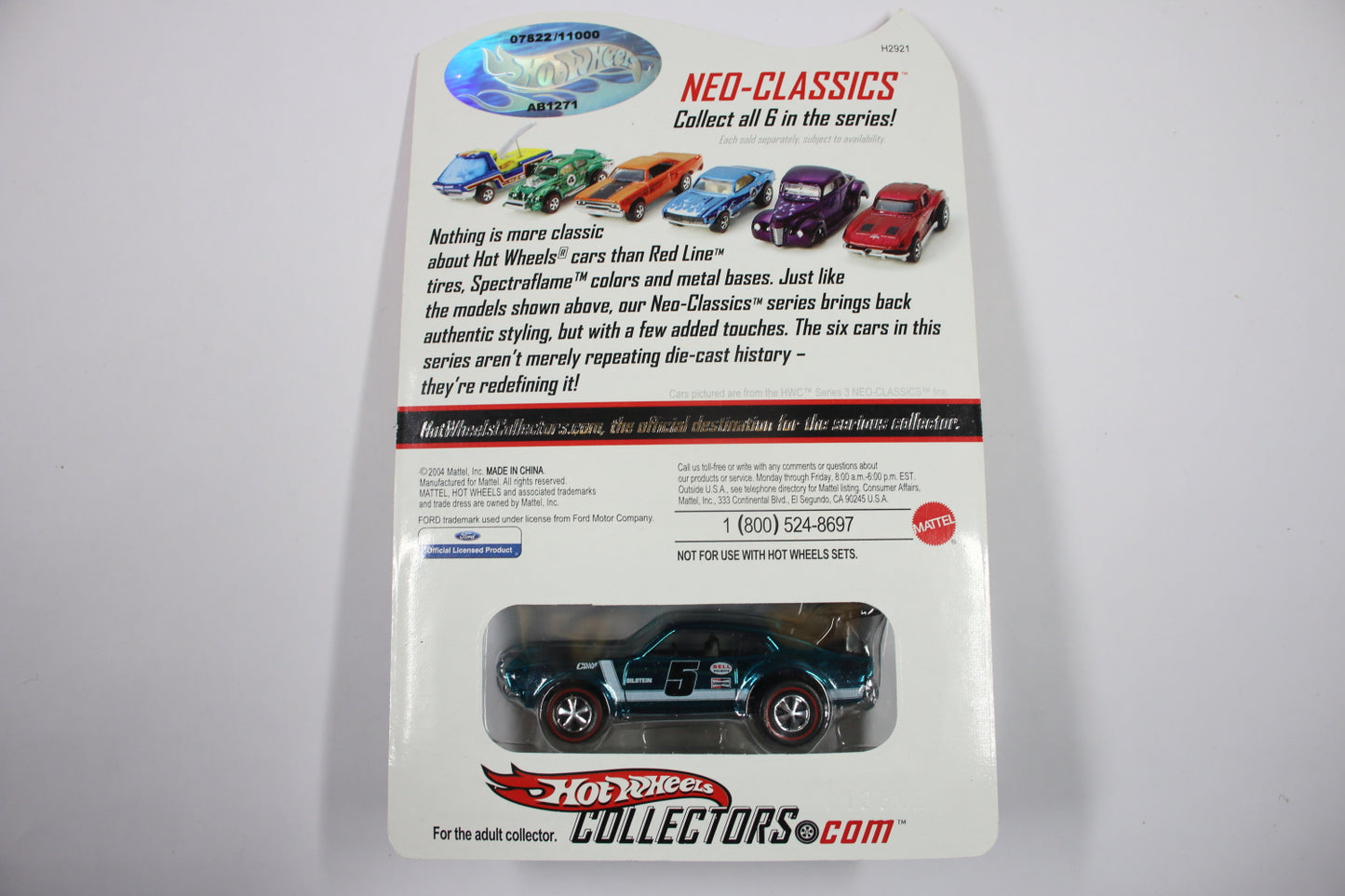 Hot Wheels HWC Series 4 (2005) - Neo-Classics / Mighty Maverick (Spectraflame Aqua) [Pre-owned]