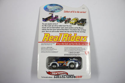 Hot Wheels HWC Series 4 (2005) - Real Riders / Evil Weevil (Spectraflame Race Team Blue) [Pre-owned]