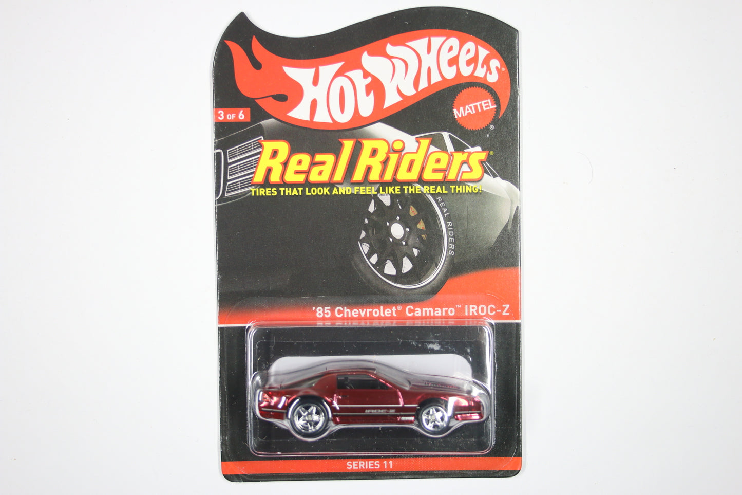 Hot Wheels HWC Series 11 (2012) - Real Riders / '85 Chevrolet Camaro IROC-Z (Spectraflame Red) [Pre-owned]