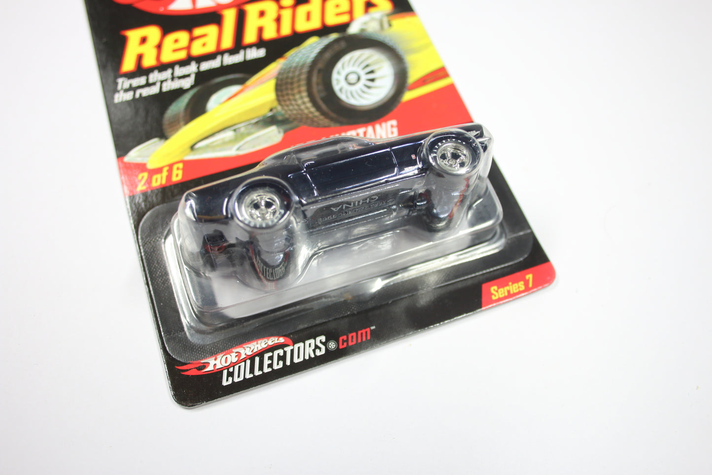 Hot Wheels HWC Series 7 (2008) - Real Riders / '65 Mustang (Spectraflame Steel Blue) [Pre-owned]