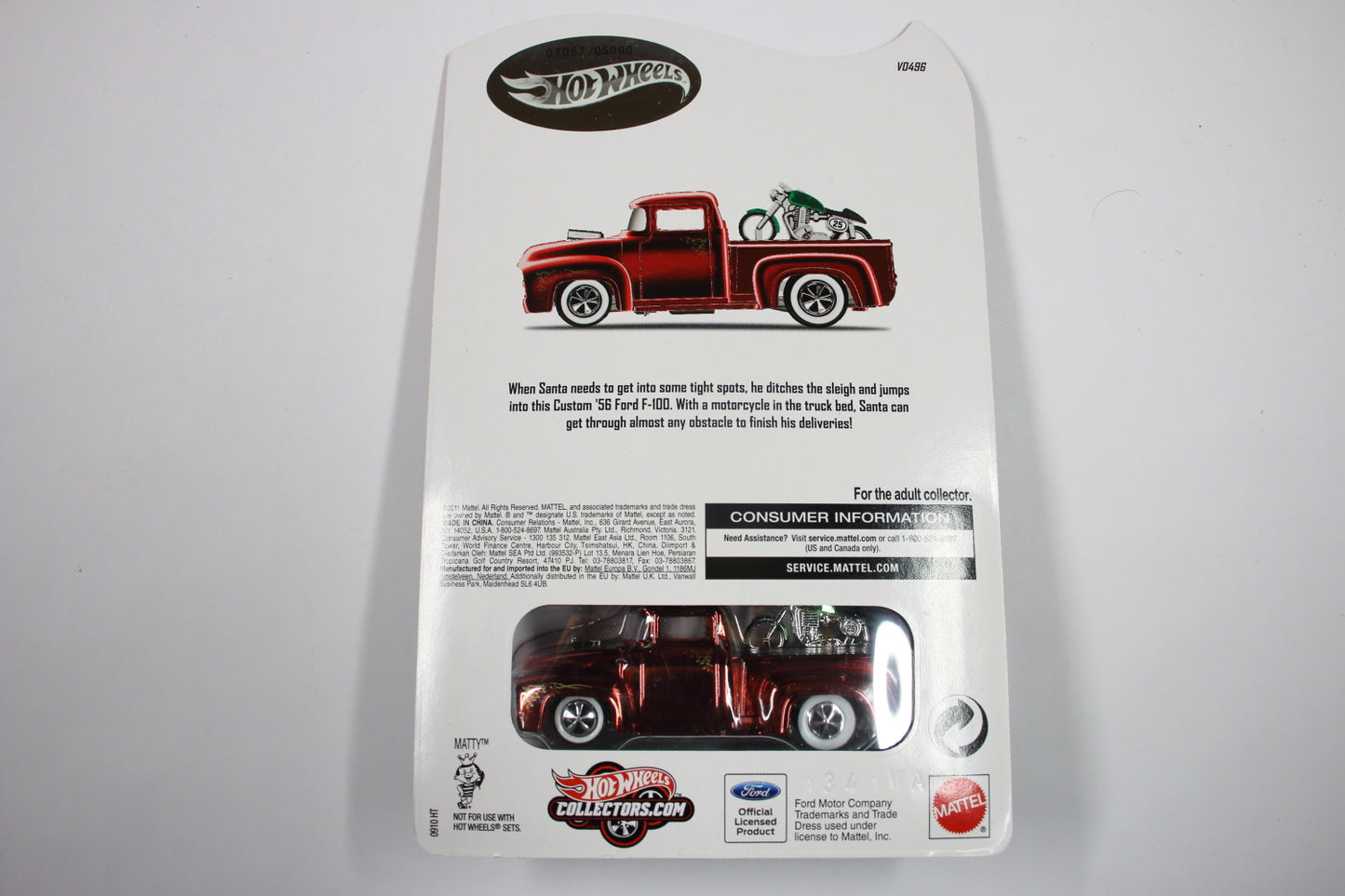 Hot Wheels HWC Series 10 (2011) - Bonus Releases / Custom '56 Ford F-100 [Pre-owned]