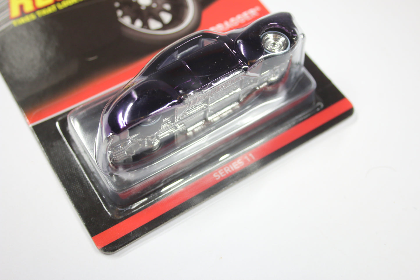 Hot Wheels HWC Series 11 (2012) - Real Riders / Tail Dragger (Spectraflame Dark Purple) [Pre-owned]