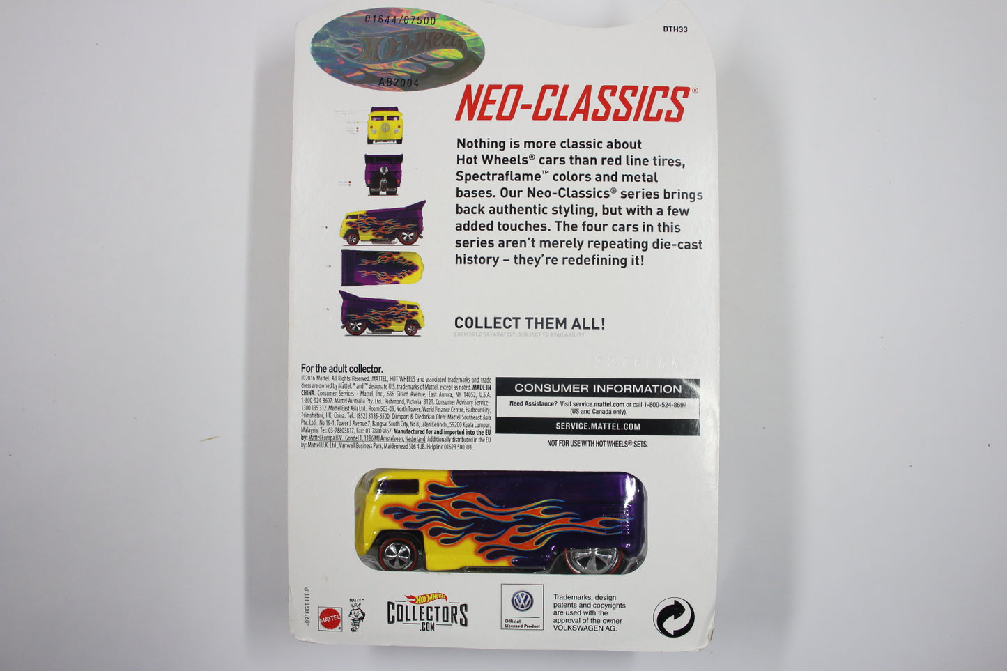 Hot Wheels HWC Series 14 (2016) - Neo-Classics / Volkswagen Drag Bus (Spectraflame Purple) [Pre-owned]