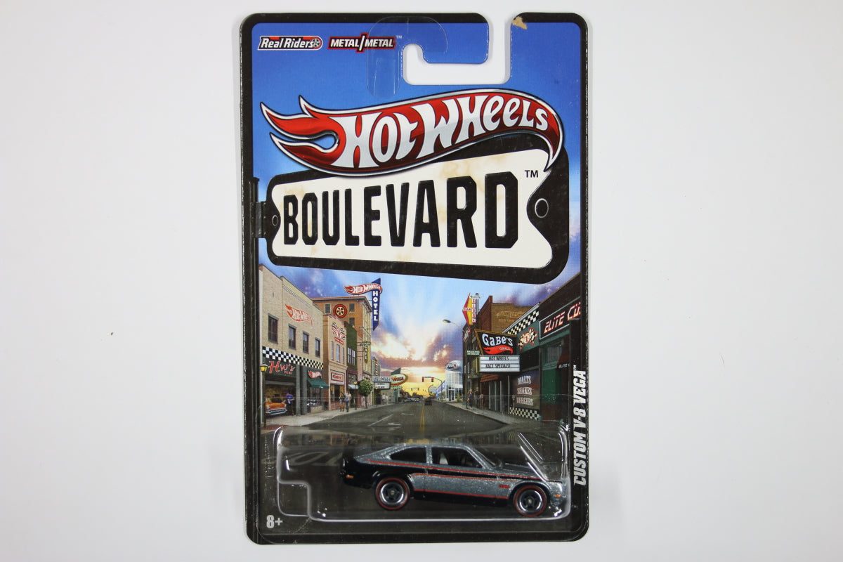 [Pre-owned] Hot Wheels Boulevard 2012 / Underdogs - Custom V-8 Vega (Metallic Grey)