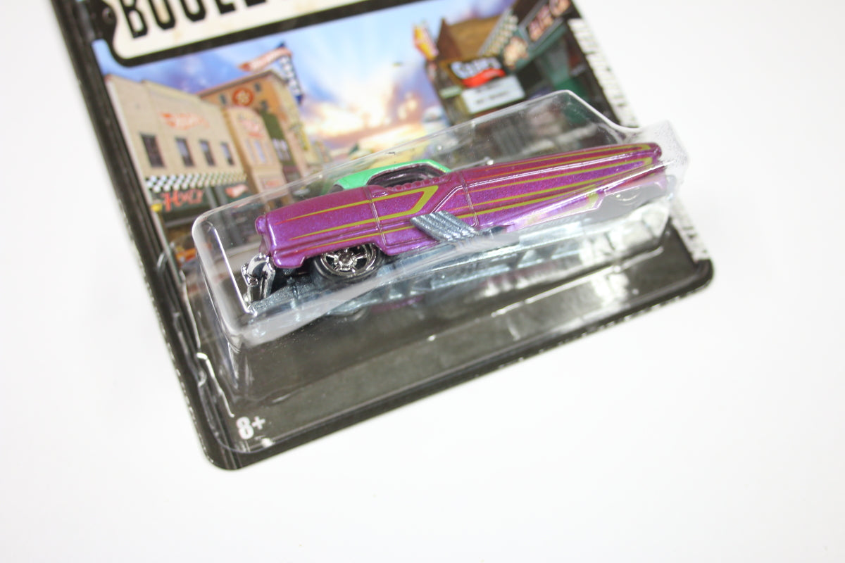 [Pre-owned] Hot Wheels Boulevard 2012 / Legends - Metrorail Nash Metropolitan (Purle with green top)