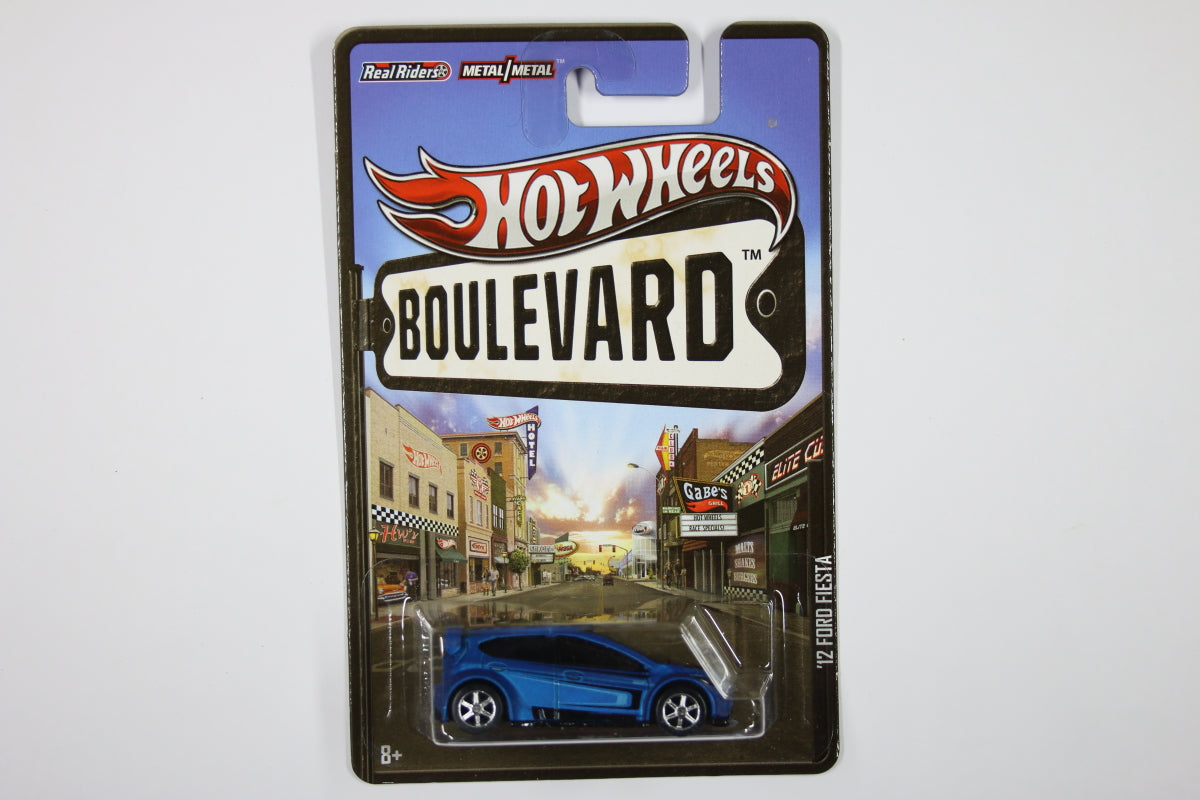 [Pre-owned] Hot Wheels Boulevard 2013 / Mix 2 - '12 Ford Fiesta (Blue)