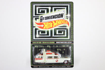 [Pre-owned] 2015 Mexico Hot Wheels Convention - Ghostbusters Ecto-1 (White, Glow in the dark)