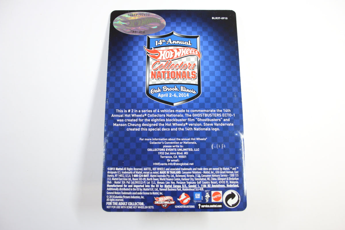 [Pre-owned] 14th Annual Hot Wheels Collectors Nationals - Ghostbusters Ecto-1 (ZAMAC)