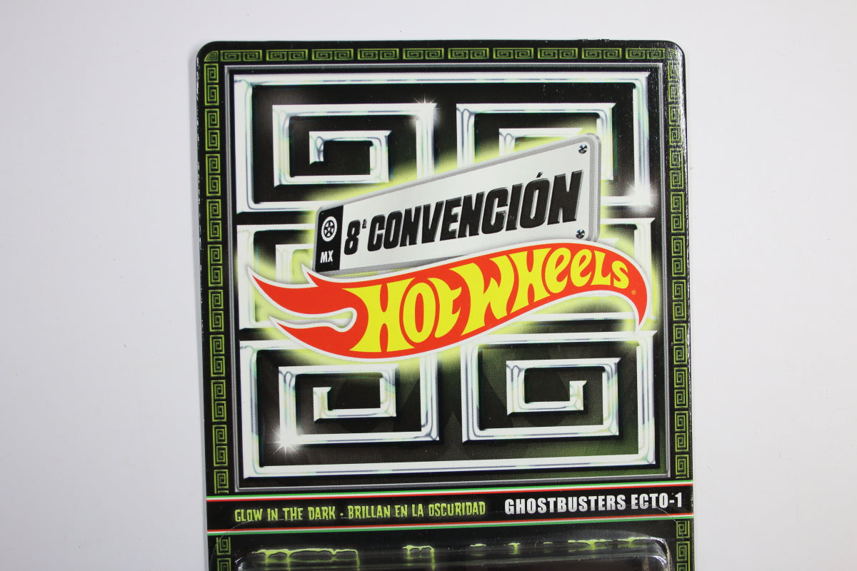 [Pre-owned] 2015 Mexico Hot Wheels Convention - Ghostbusters Ecto-1 (White, Glow in the dark)