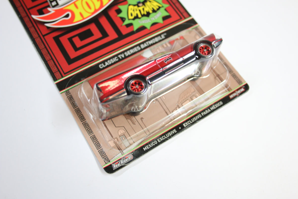 [Pre-owned] 2016 Mexico Hot Wheels Convention - Classic TV Series Batmobile (Metalflake Red)