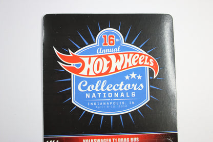 [Pre-owned] 16th Annual Hot Wheels Collectors Nationals - Volkswagen T1 Drag Bus (Metalflake Blue)