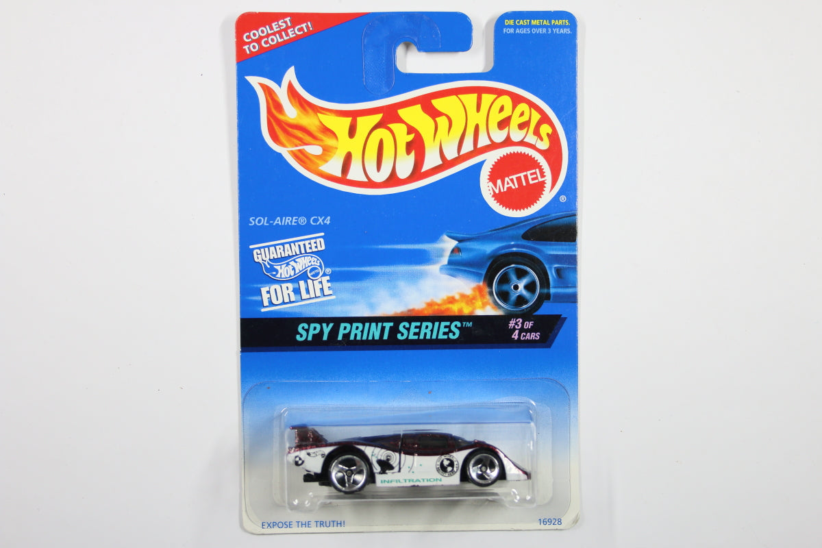 [Pre-owned] Hot Wheels Mainline 1997 #555 - Sol-Aire CX4 "Spy Print Series"