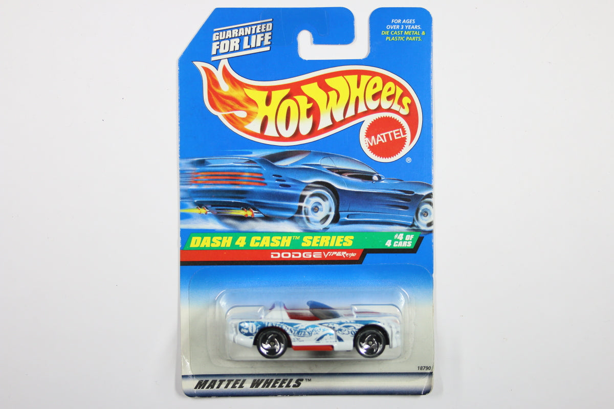 [Pre-owned] Hot Wheels Mainline 1998 #724 - Dodge Viper RT/10 "Dash 4 Cash Series"