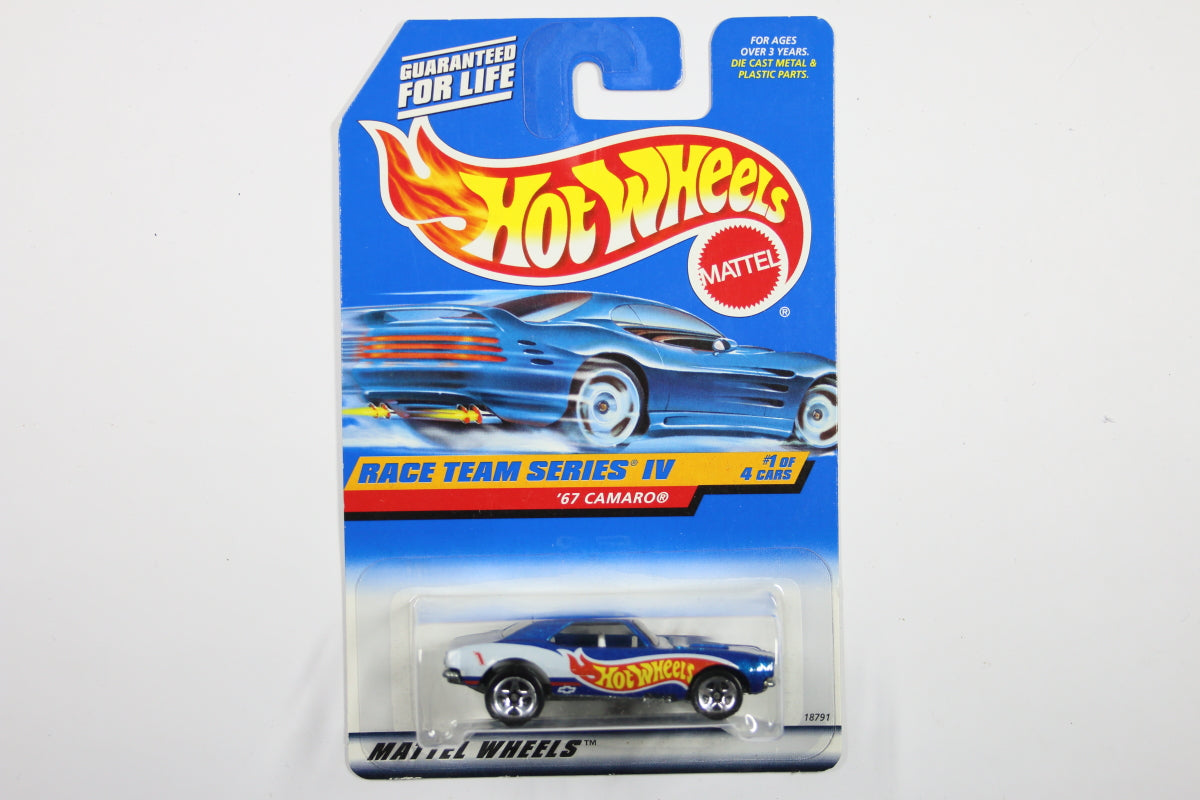 [Pre-owned] Hot Wheels Mainline 1998 #725 - '67 Camaro "Race Team Series"