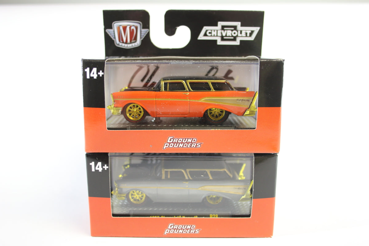 M2 Ground Pounders 28 - 1957 Chevrolet Nomad (1 of 250) [CHASE] / 1957 Chevrolet Nomad (1 of 750) [CHASE]