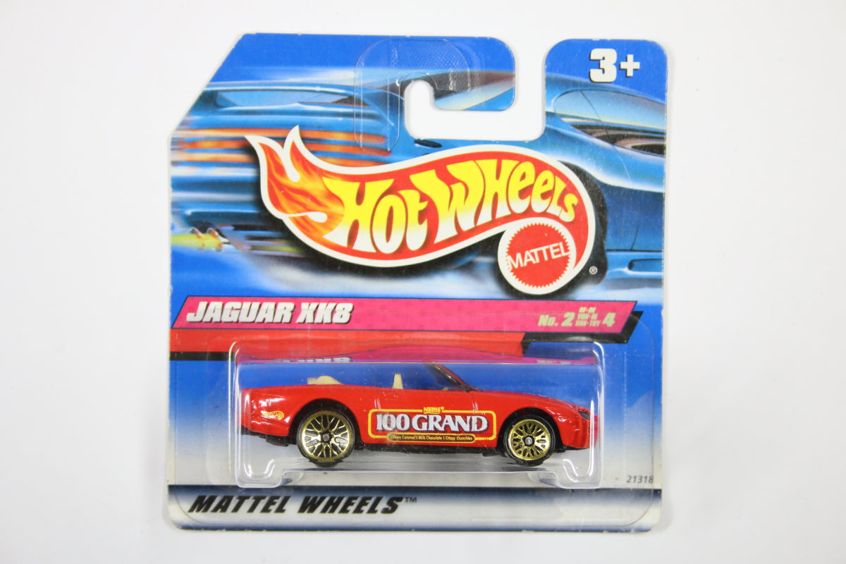 [Pre-owned] Hot Wheels Mainline 1999 #970 - Jaguar XK8 "100 Grand"