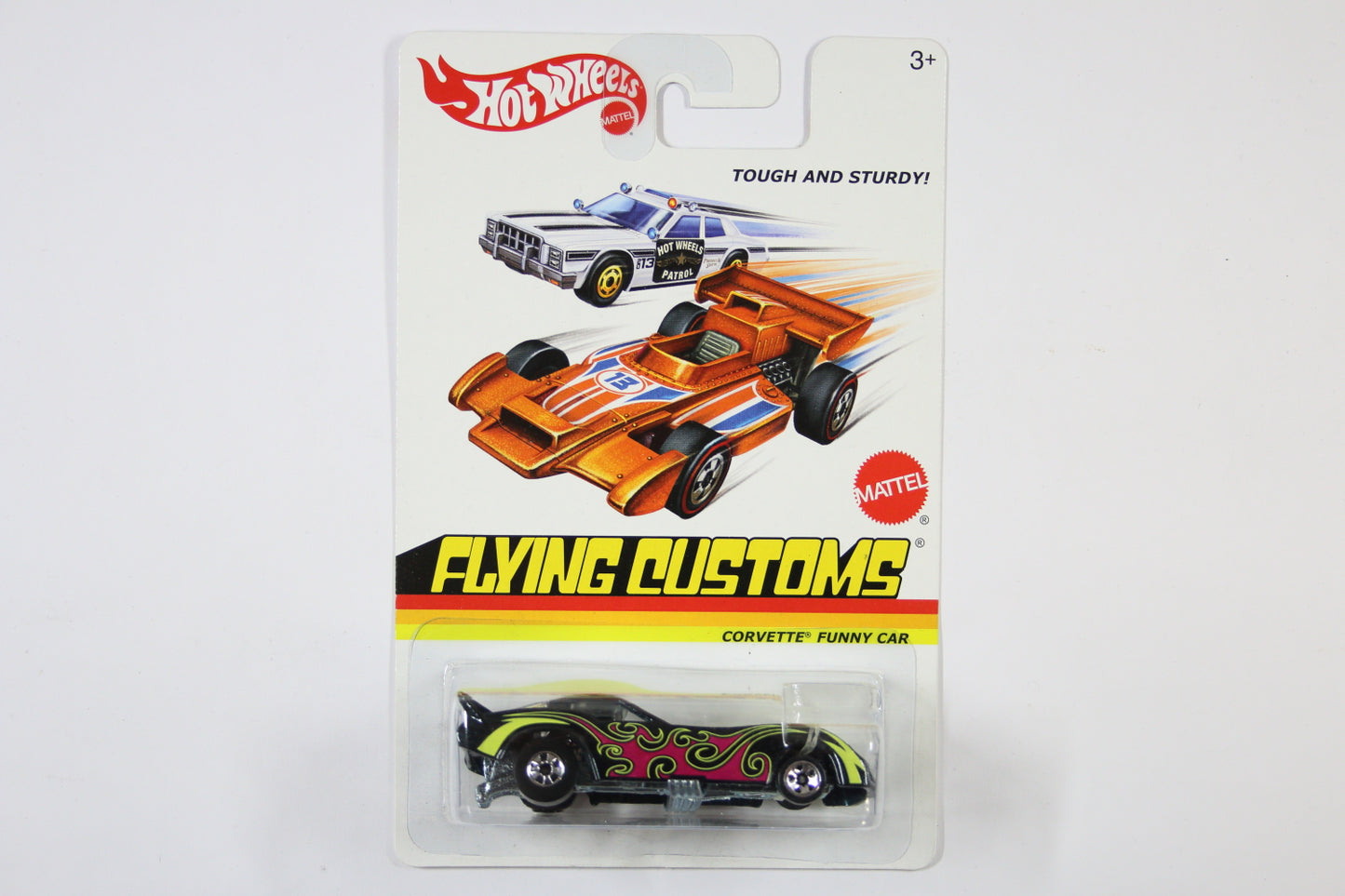 [Pre-owned] Hot Wheels Flying Customs 2013 - Corvette Funny Car