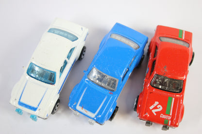 [Loose & Damaged] 3 x Hot Wheels Ford Escort RS1600