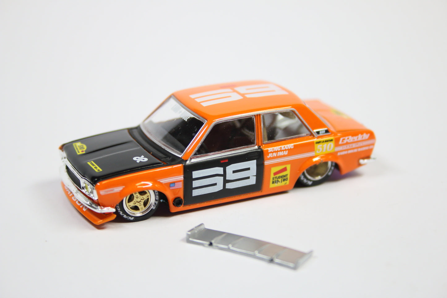 [Damaged & Pre-owned & Loose] #004 - Datsun Pro Street SK510 (Orange) KAIDO★HOUSE