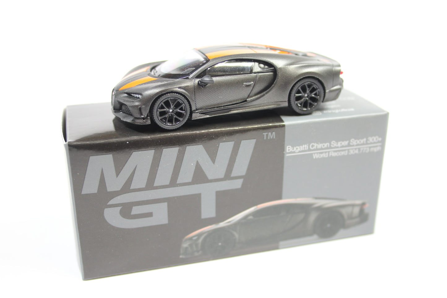 [Pre-owned] Mini GT #409 - Bugatti Chiron Super Sport 300+ World Record 304.773 mph