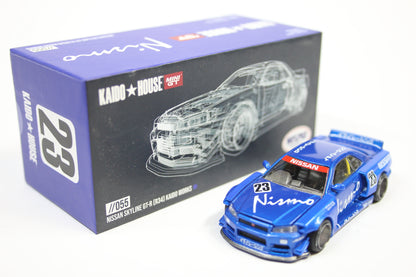 [Pre-owned] Kaido / Mini GT #055 - Nissan Skyline GT-R (R34) Kaido Works V3