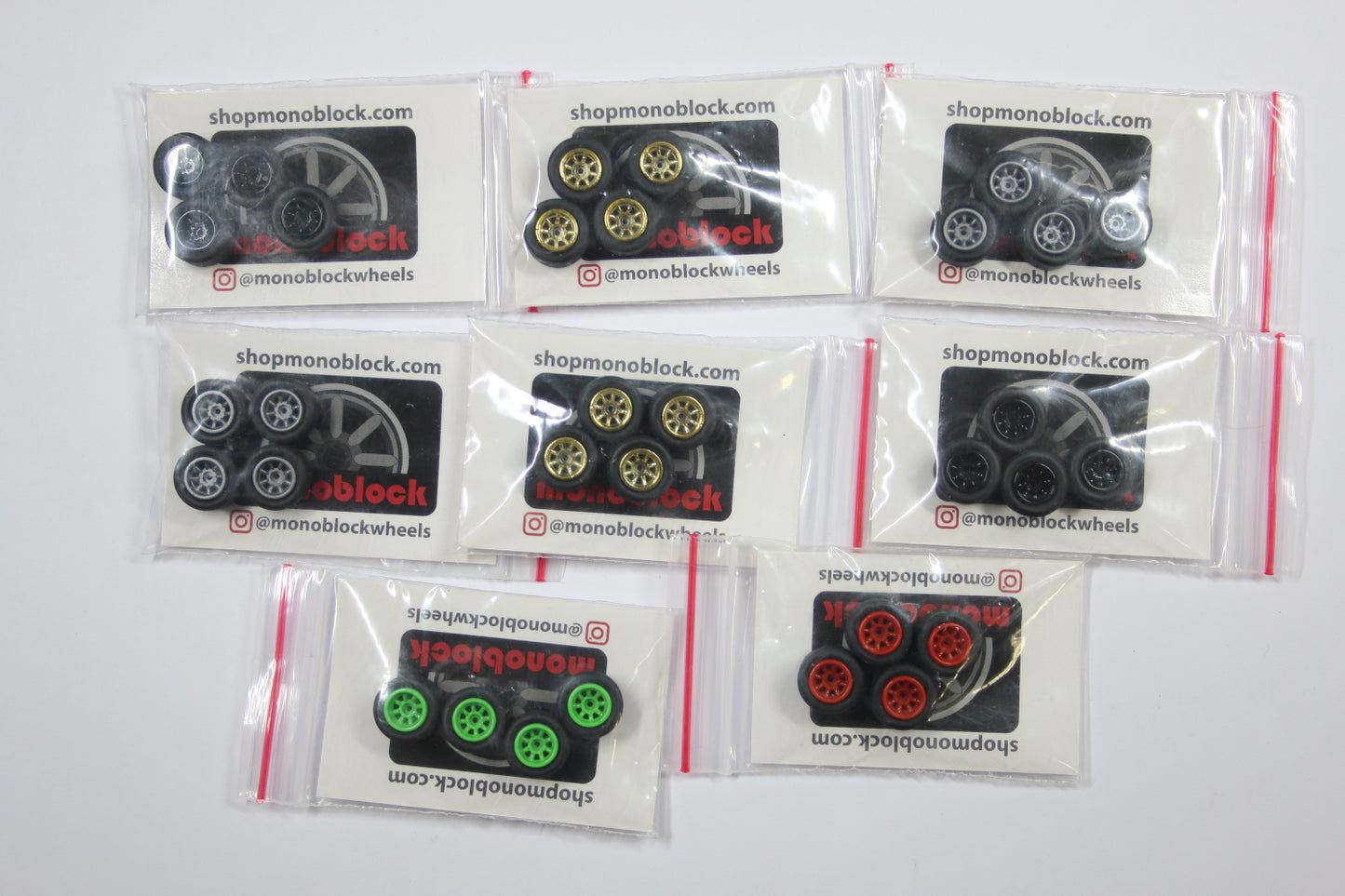 [Clearance] 8 Sets of Monoblock wheels