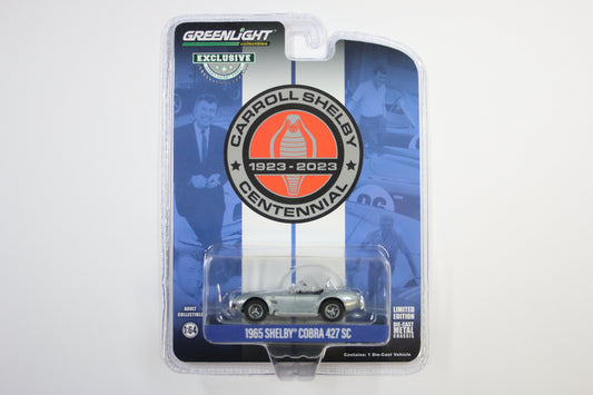 [Raw Chase] 1965 Shelby Cobra 427 S/C - Carroll Shelby Centennial (Guardsman Blue with White Stripes)
